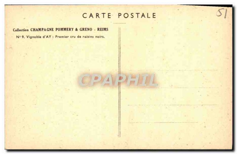 Postcard Collection Old Reims Champagne Pommery & Greno Vineyard d & # 39Ay P...