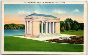 M-33898 Benedict Temple Of Music Providence Rhode Island