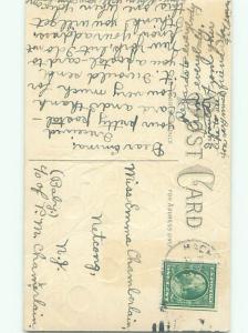 Divided-Back GEORGE WASHINGTON SCENE Patriotic Postcard AB0228