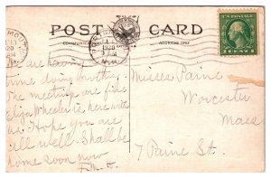 1920 Isles of Shoals Lighthouse, White Island off Portsmouth, NH Postcard