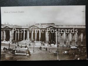 c1907 RPPC, Bank of Ireland, Dublin, Excellent animated st. scene 'BOVRIL' promo