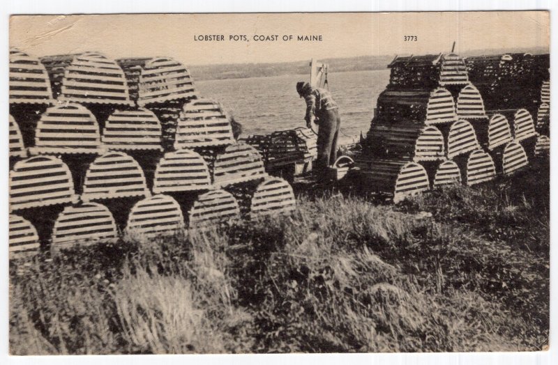 Lobster Pots, Coast Of Maine