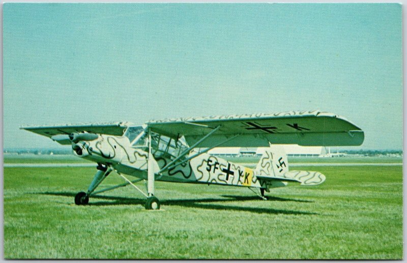 Fieseler FI 156C-1 Storch ( Stork) Argus AS 10C-3 of 240 Hp Aircraft Postcard