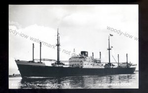 ca1295 - Java-China Line Cargo Ship - Straat Cook - postcard 5.5 x 3.5