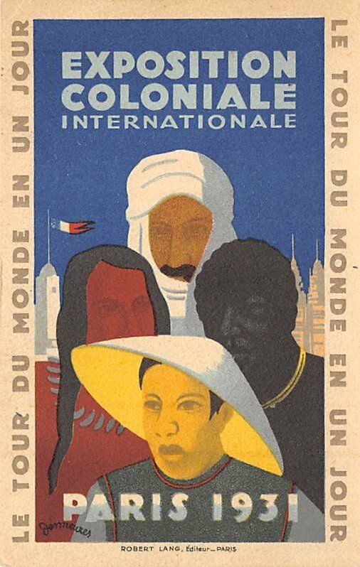 Exposition Coloniale Internationale Paris 1931 Advertising Unused 