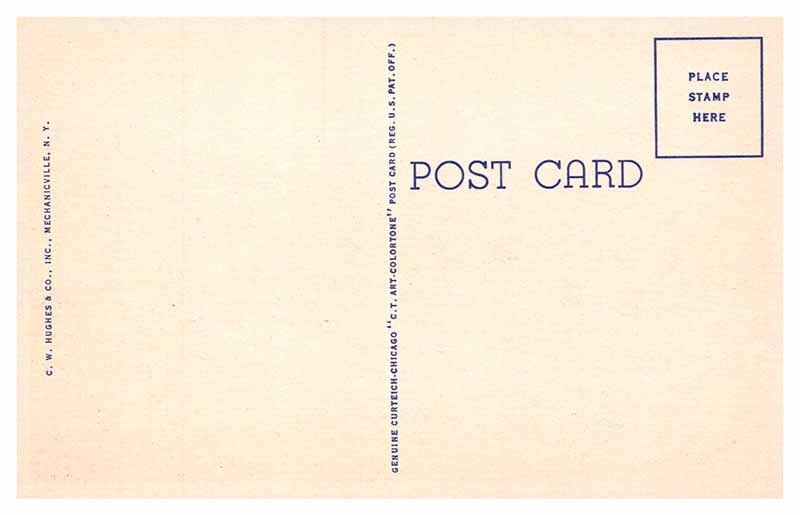 Postcard PANORAMIC SCENE Bennington Vermont VT AQ8339