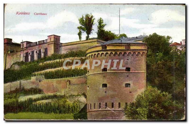 Old Postcard Koblenz Carthaus