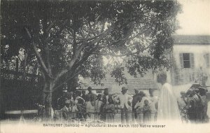 Gambia Bathurst agricultural show March 1930 native weaver 