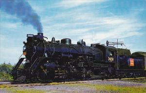 Canadian National Railways Mikado Locomotive Number 3458 at Orillia Ontario