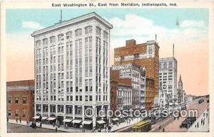 National Bank Indianapolis, Indiana, USA  Bank Postcard