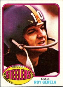 1976 Topps Football Card Roy Gerela Pittsburgh Steelers sk4451