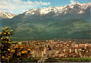 France Grenoble General View Vue Generale et chain de Belledonne
