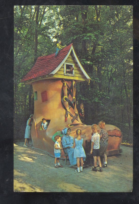 LIGONIER PENNSYLVANIA STORY BOOK FOREST AMUSEMENT PARK ADVERTISING POSTCARD PA