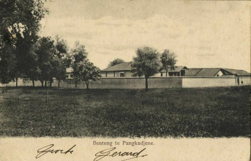 indonesia, CELEBES SULAWESI PANGKADJENE, Benteng Fortress (1900) Postcard