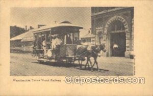 Texas Street Railway Train Locomotive  Steam Engine Unused 