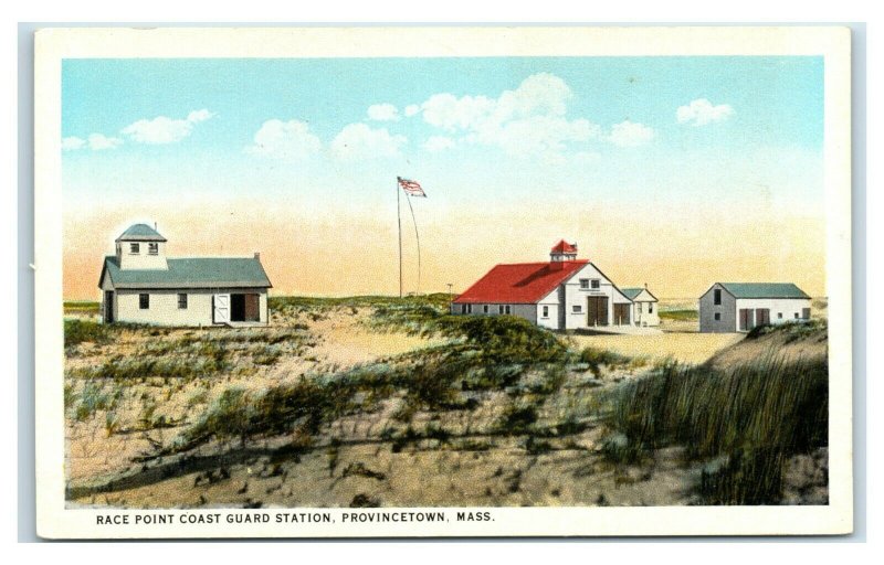 Postcard Race Point Coast Guard Station, Provincetown, Mass Y65