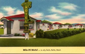 Montana Butte The Mile-Hi Motel