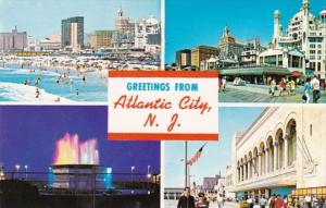 New Jersey Greetings From Atlantic City Multi View