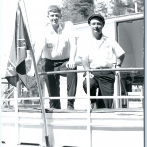 c1950s Wisconsin Dells, WI RPPC Riverview Boat Line Belle Boyd Real Photo A127