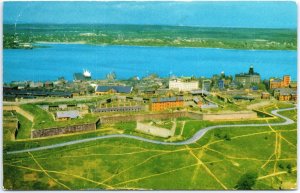 VINTAGE POSTCARD THE CITADEL AND FORTRESS AT DARTMOUTH NOVA SCOTIA CANADA