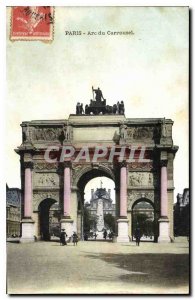Old Postcard Paris Arc du Carrousel