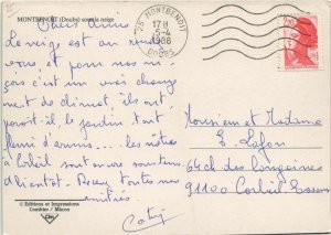 CPM MONTBENOIT sous la Neige (1196762)