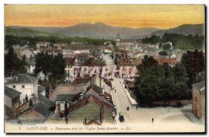 Old Postcard Saint Die panorama Taken From I & # 39Eglise Saitn Martin