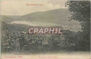 Old Postcard GERARDMER (Voges) View from Red Oak