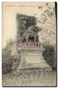 Old Postcard Asnieres Cemetery Of The Dogs Dog Rescuer Barry