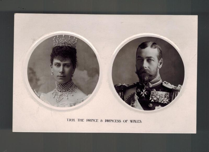 Mint HRH Prince and Princess of Wales real picture Postcard