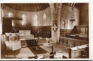 Scotland Postcard - The Chancel - Crathie Church - Balmoral - RP - Ref 21184A