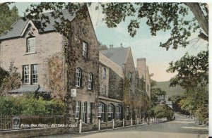 Wales Postcard - Royal Oak Hotel - Bettws-Y-Coed - Caernarvonshire - Ref TZ3066