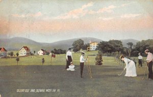 Delaware Water Gap Pennsylvania Caldeno Golf Links Color Lithograph PC U4987