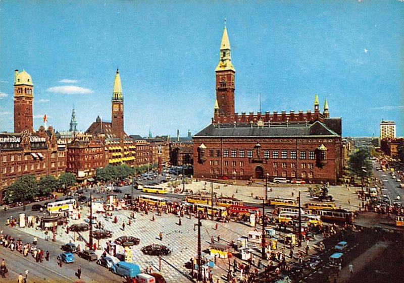 The Town Hall Square Copenhagen Denmark Unused 