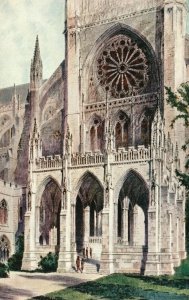 Vintage Postcard Washington Cathedral Mount Saint Alban Washington DC