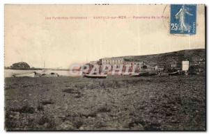 Banyuls sur Mer Old Postcard Panorama Beach