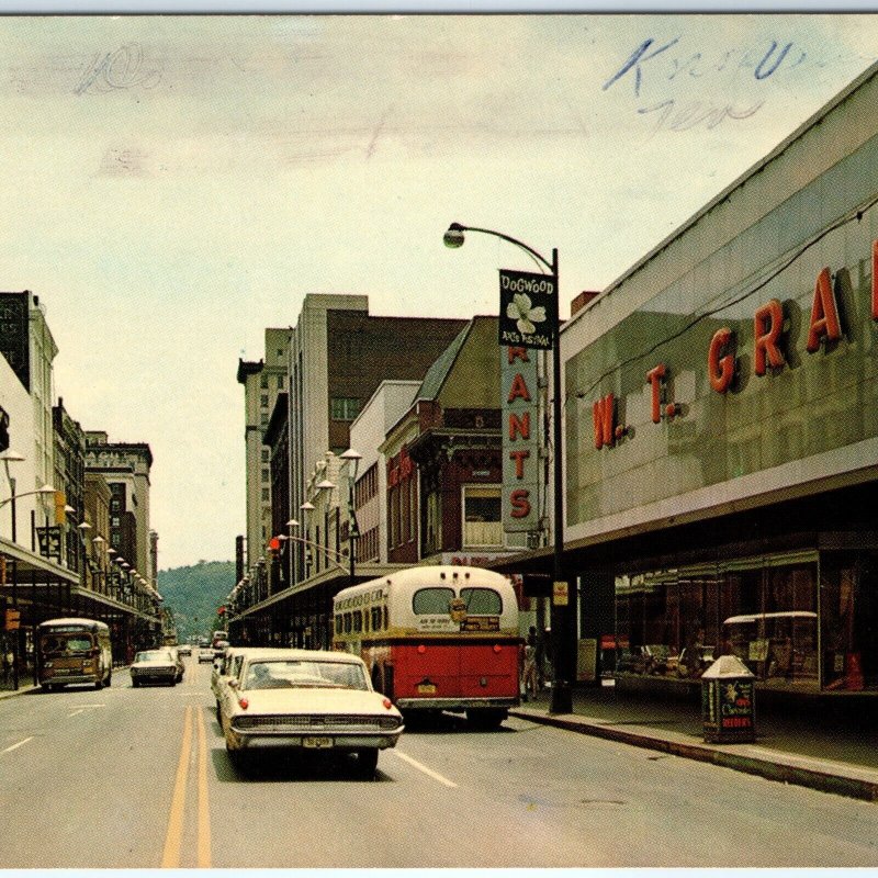 1969 Knoxville, TN The Gay Way Downtown Main St Store Dogwood Bus Car PC  A145