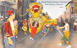 Annual Parade of Dragon, Chinatown San Francisco, CA USA Parade Unused 