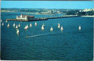 Postcard PIER SCENE St. Petersburg Florida FL AL9543