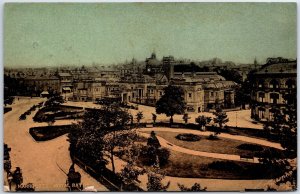 VINTAGE POSTCARD THE BATHS AT HARROGATE ENGLAND POSTED 1905 BY RAPHAEL TUCK