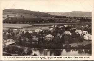 Postcard State Soldiers' and Sailors Home Cohocton River Bath, New York~134901