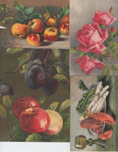 FOOD FRUIT COOKING 145 Vintage Postcards pre-1970 (70 cards pre-1940) (L3626)