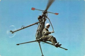 NAVY HILLER ONE-MAN HELICOPTER~PILOT  4X6 National Biscuit Company Advertising