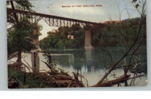 FORT SNELLING MN Bridge c1910 Postcard