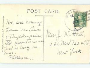 Divided-Back RUSTIC SCENE Catskill Mountains - Kingston & Poughkeepsie NY hk4098