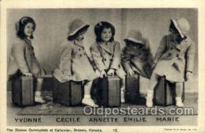 Dionne Quintuplets Postcard Postcards  Dionne Quintuplets