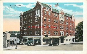 WI, Waukesha, Wisconsin, Avalon Hotel, Exterior View, EC Kropp Pub No 4970N