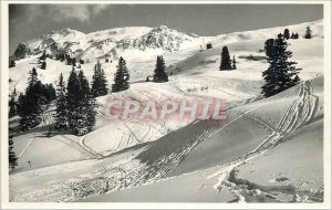 Postcard Modern K�blis Parsenn Route der Alpen Garien