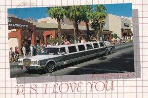 PALM SPRINGS, California, PU-1982; Palm Canyon Drive, Limousine