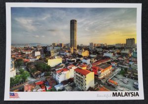 [AG] P338 Malaysia Penang Komtar Tower Georgetown City Tourism (postcard) *New